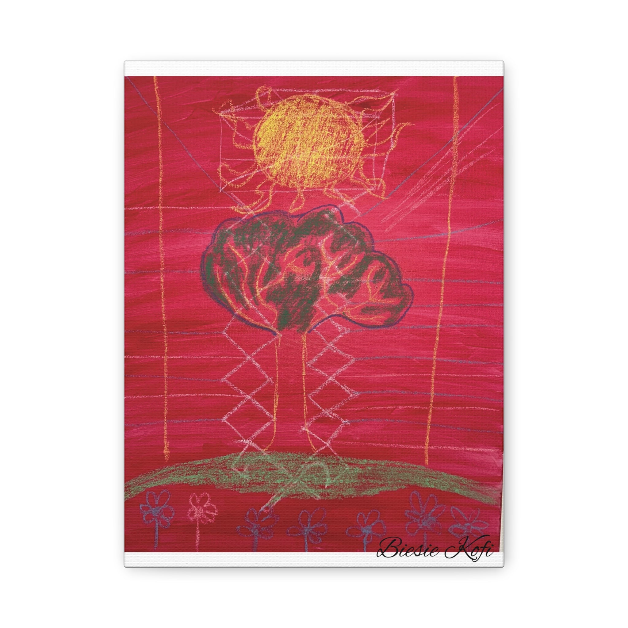 Tree struck by lightning