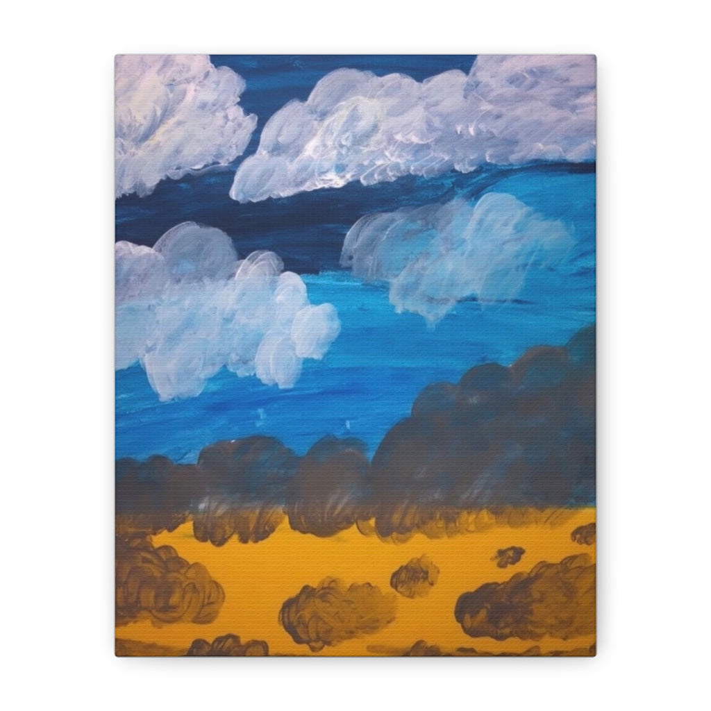 Very first painting Matte Canvas