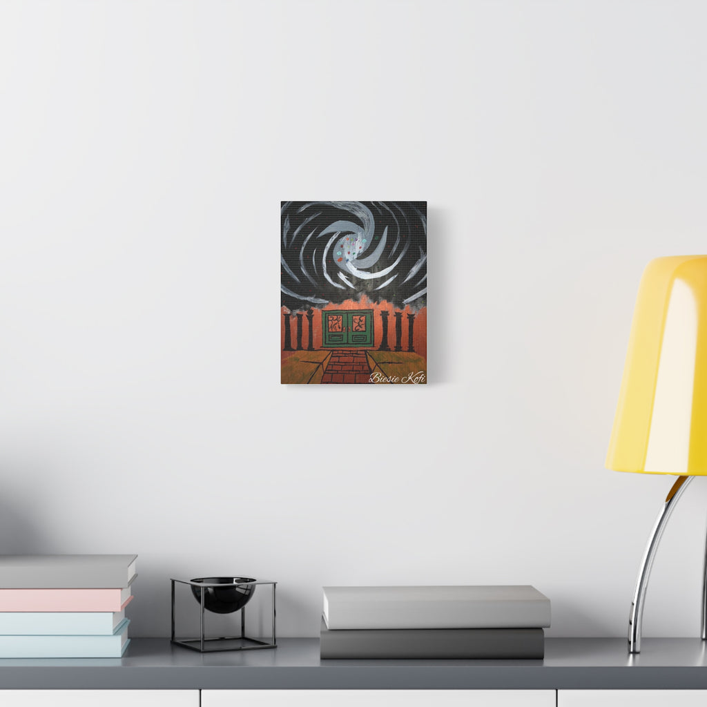 Temple  Canvas | Matte Stretched Wall Art