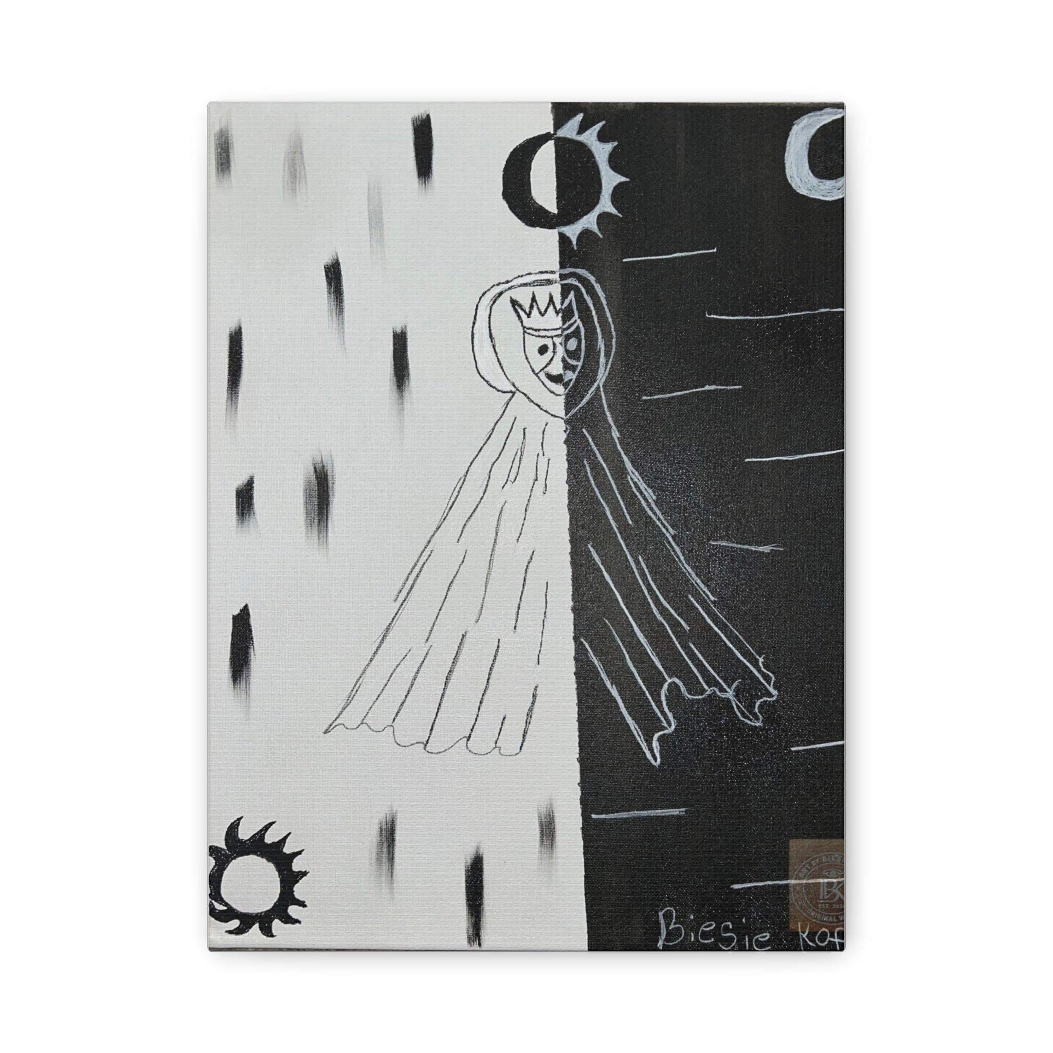 High priestess Illustration Canvas | Matte Stretched Canvas