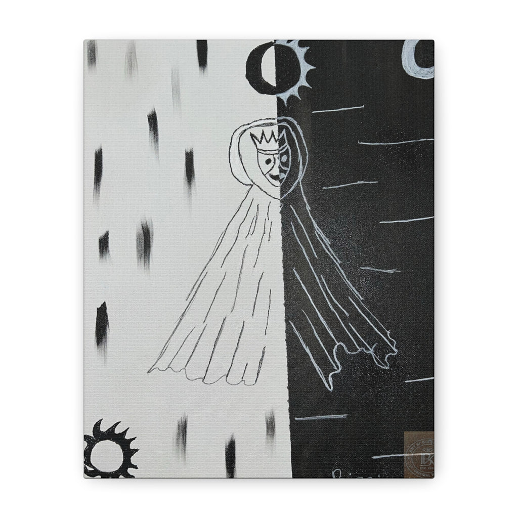 High priestess Illustration Canvas | Matte Stretched Canvas