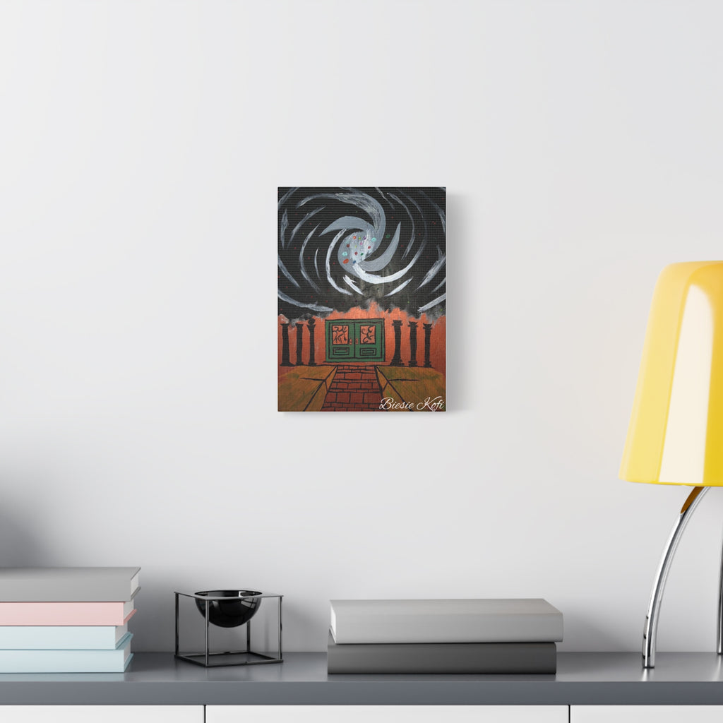 Temple  Canvas | Matte Stretched Wall Art