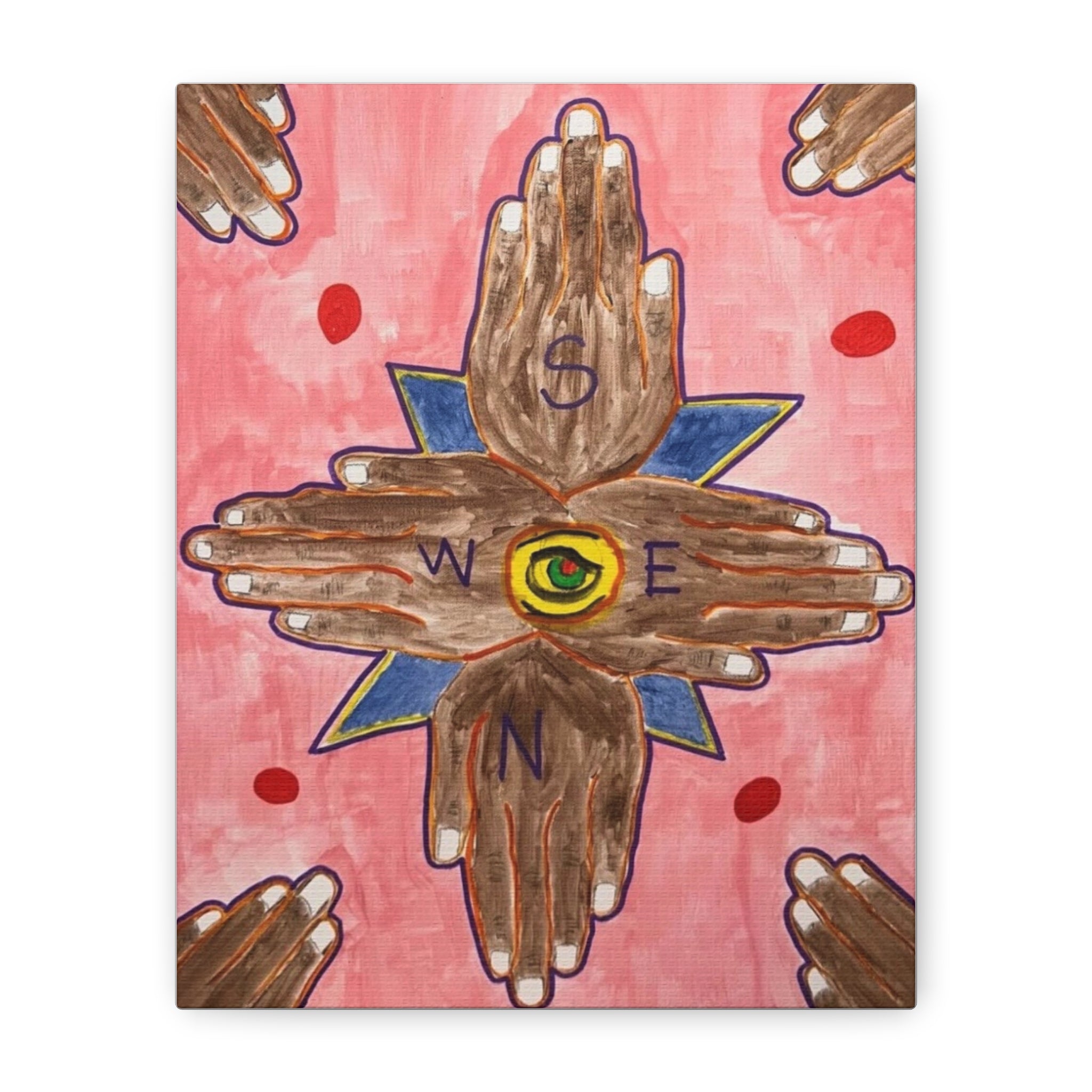 Cardinal points  artwork Canvas