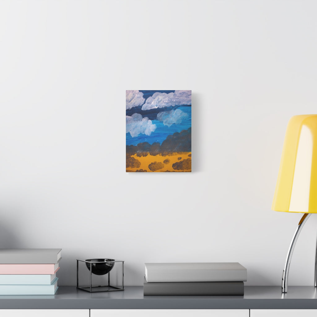 Very first painting Matte Canvas