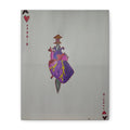 Ace of Hearts  Canvas — Stabbed Heart Playing Card Art