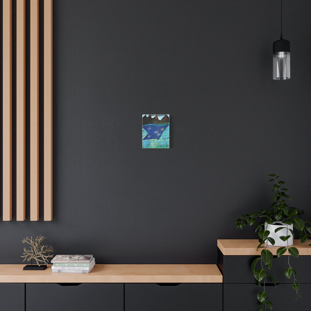 Fairy dancing Pond painting Canvas