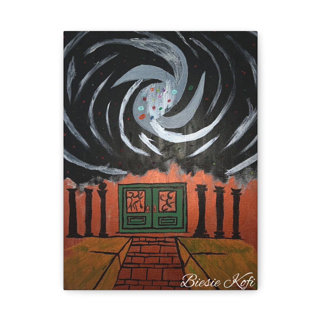 Temple  Canvas | Matte Stretched Wall Art
