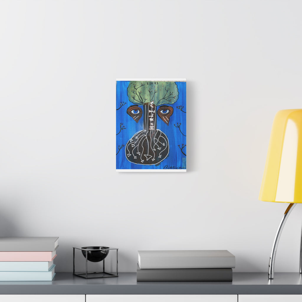 Abstract Tree Face painting Canvas | Matte Stretched Canvas