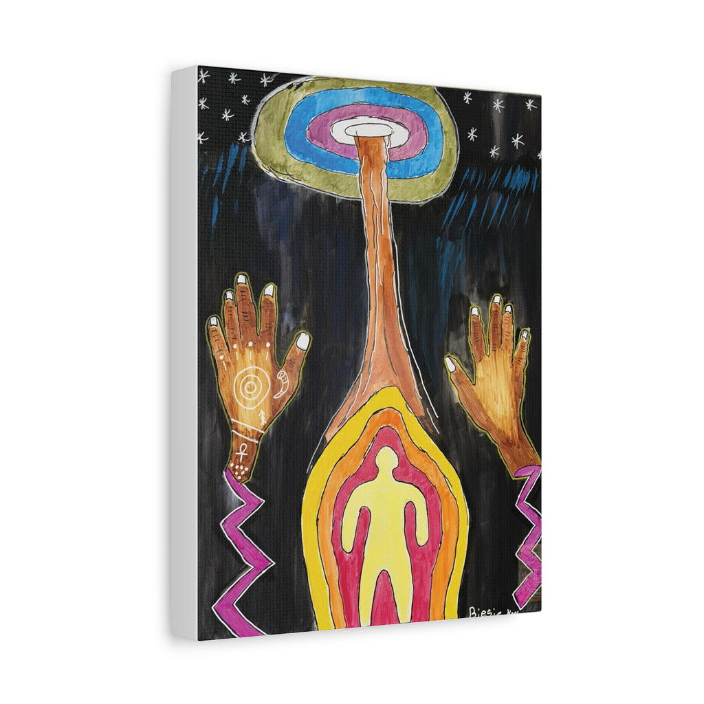 Seven Chakras Matte Canvas, Stretched, 1.25"