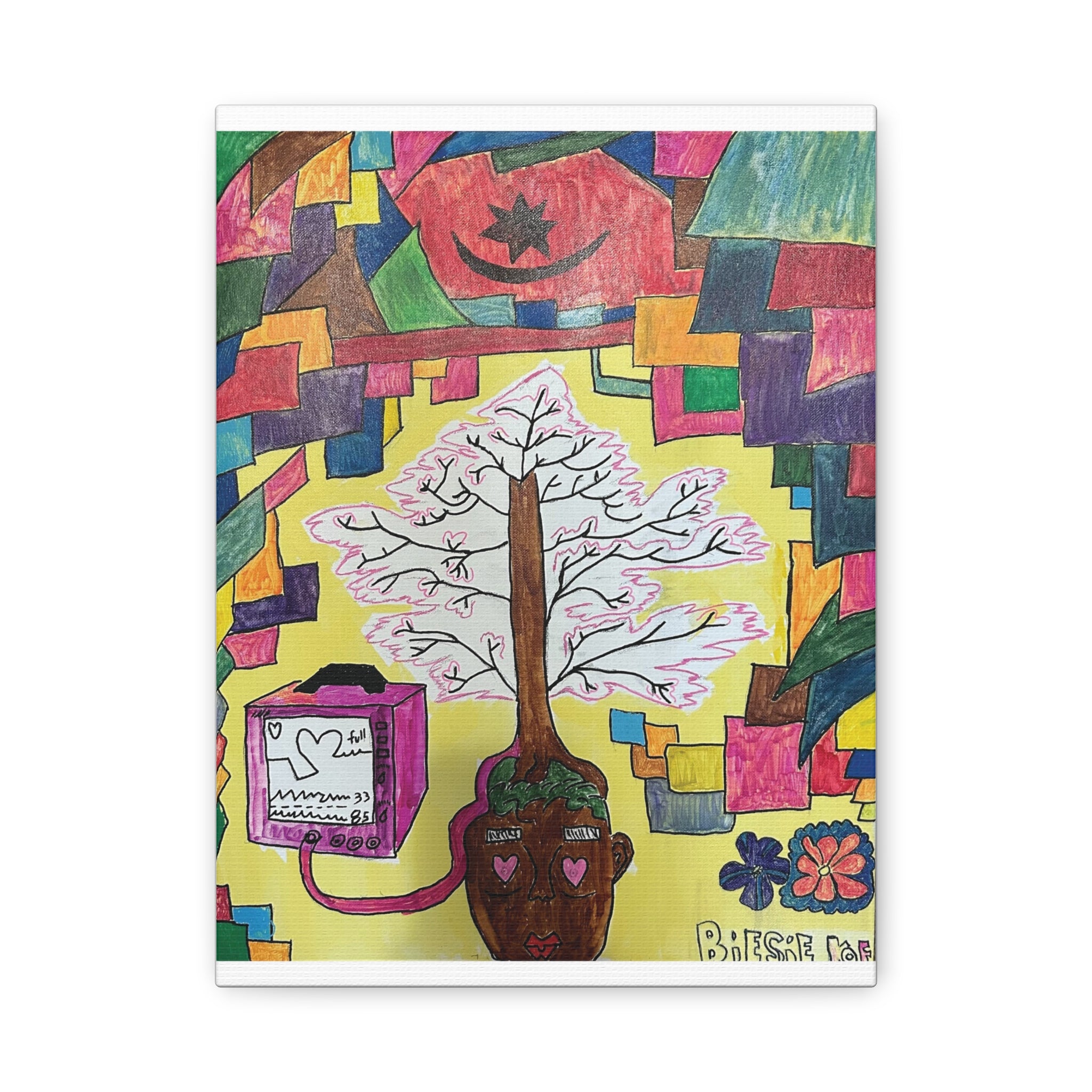 Love Matte Canvas Art - Stretched 1.25"