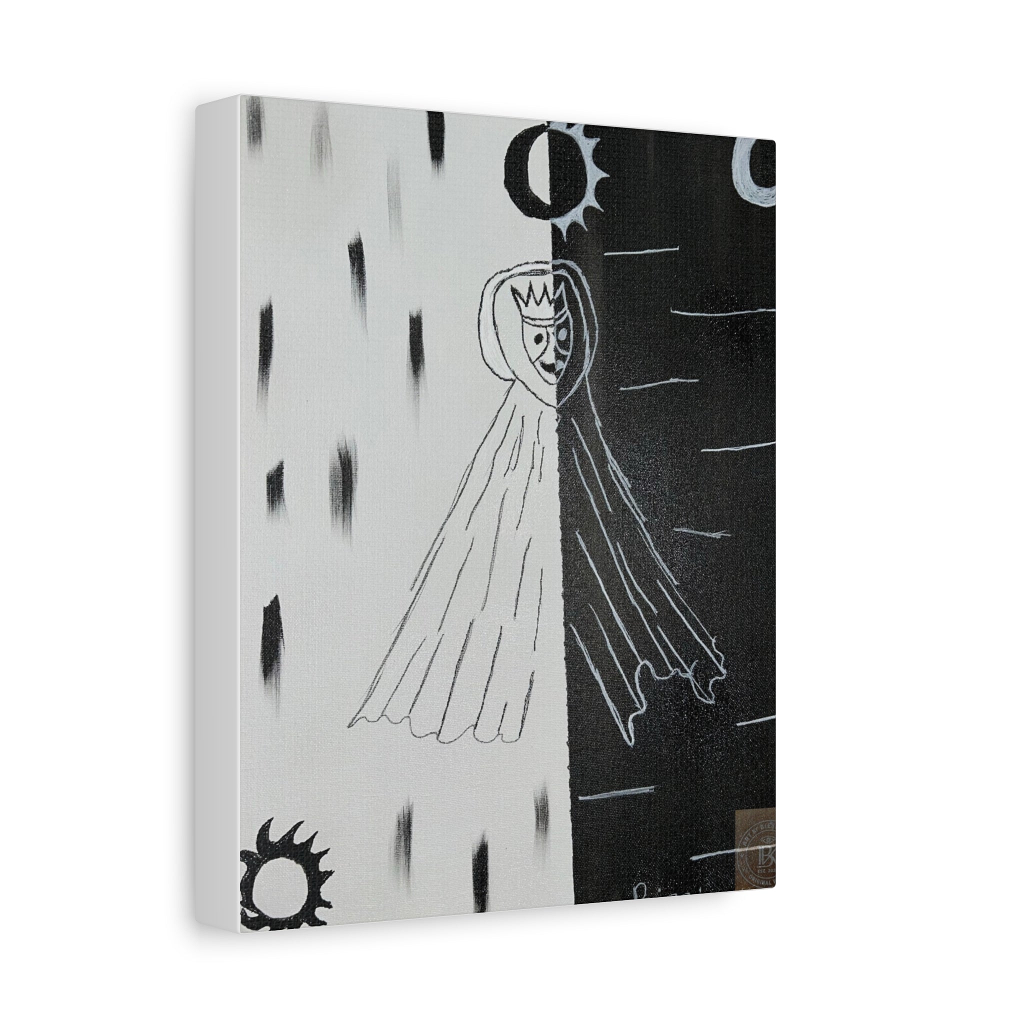 High priestess Illustration Canvas | Matte Stretched Canvas