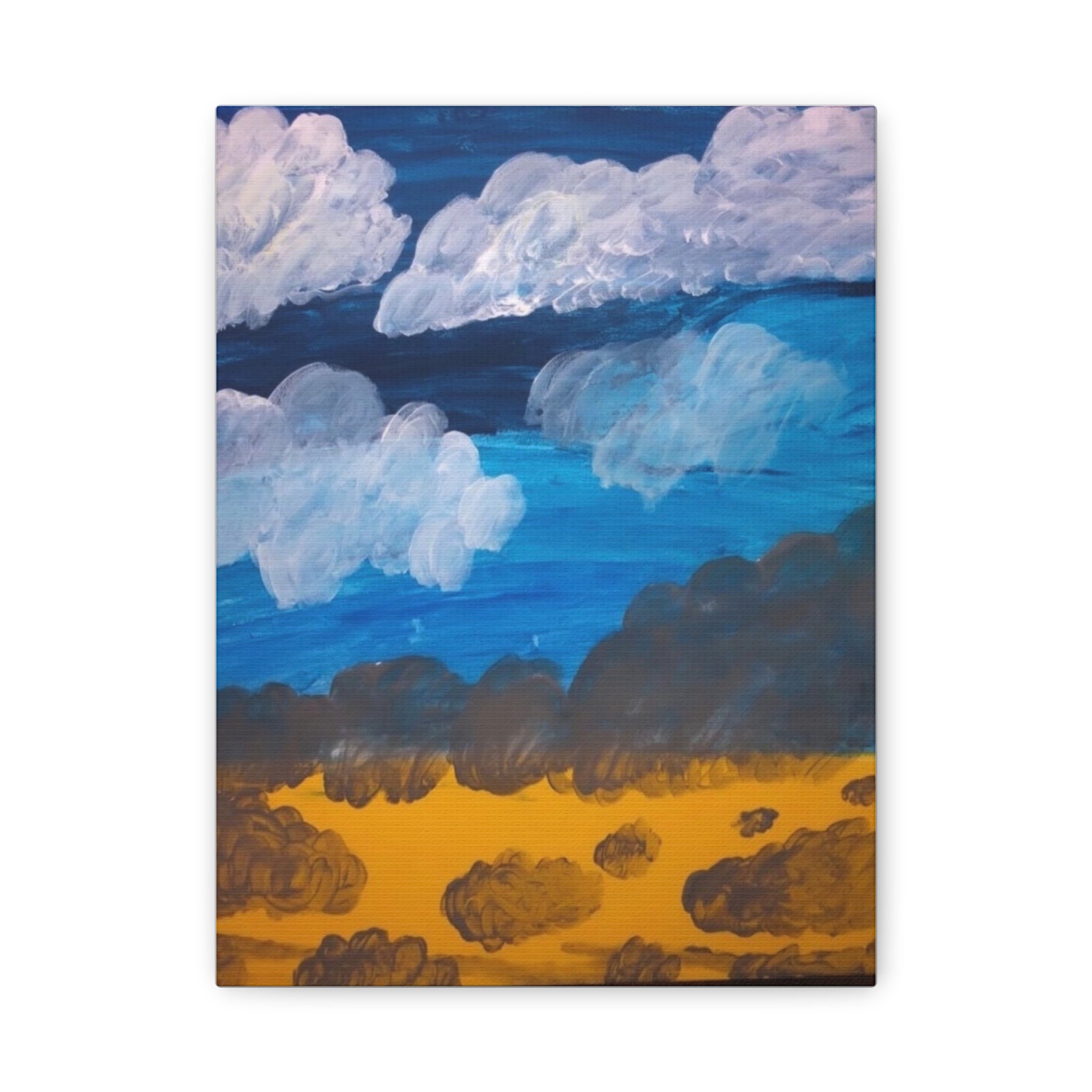 Very first painting Matte Canvas