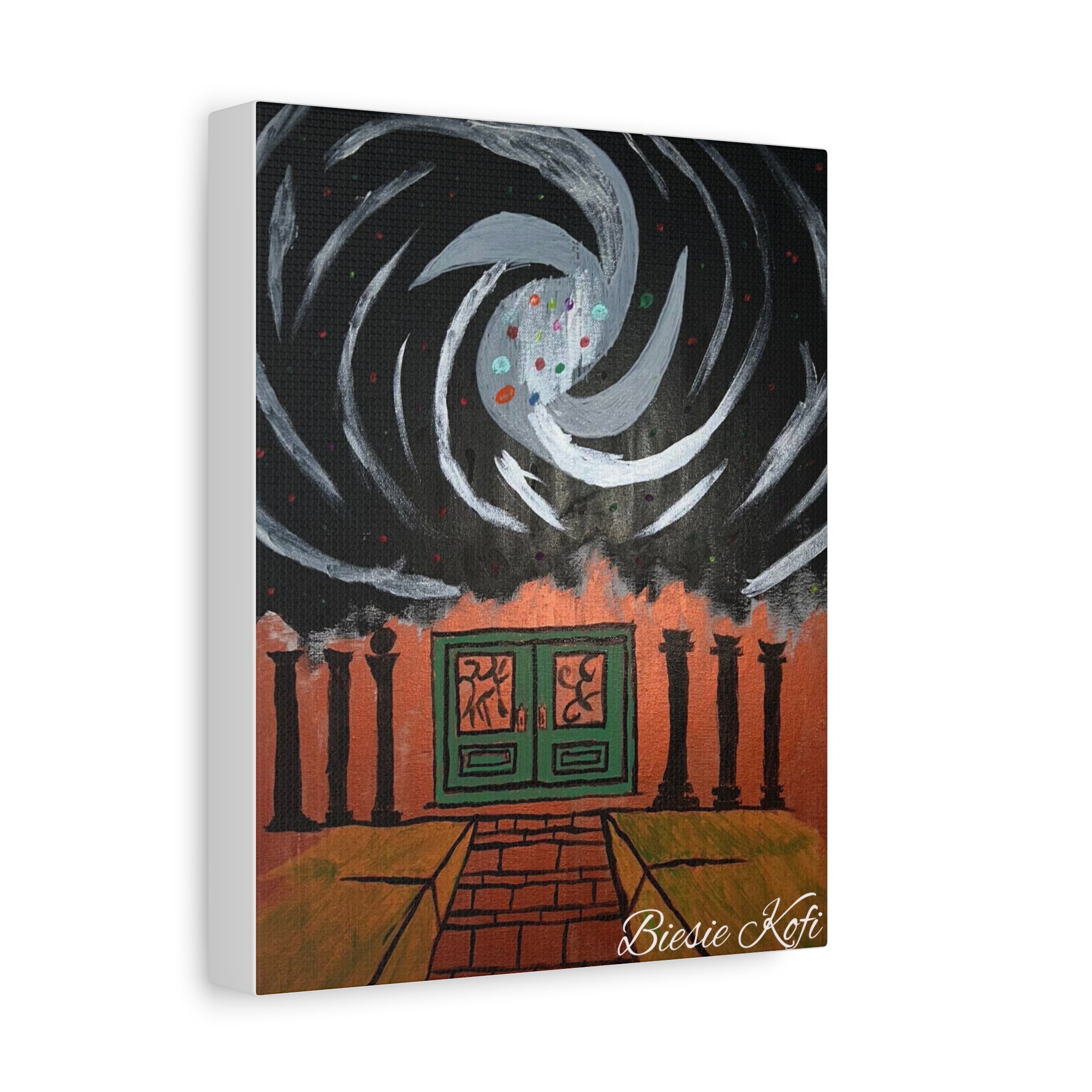 Temple  Canvas | Matte Stretched Wall Art