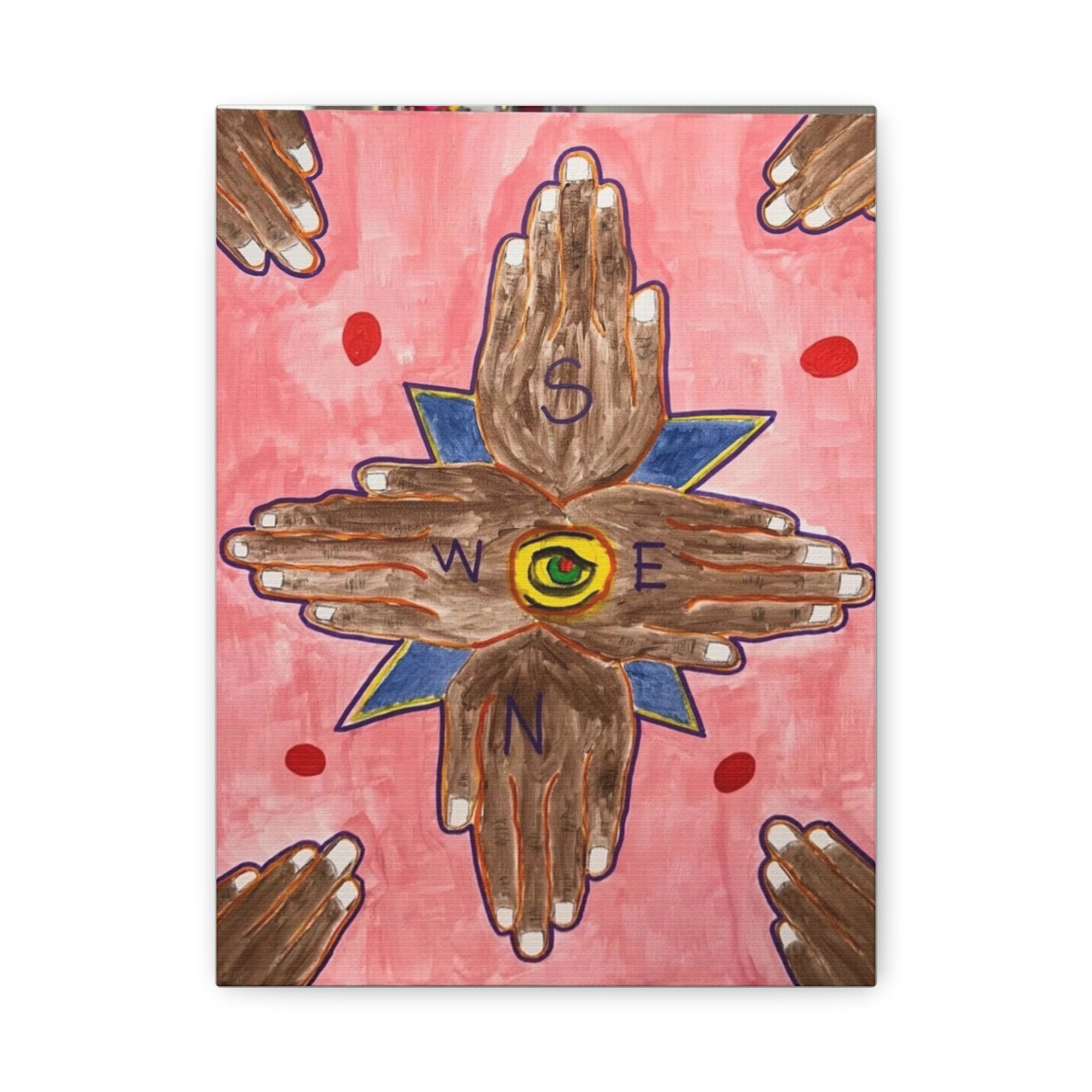 Cardinal points  artwork Canvas